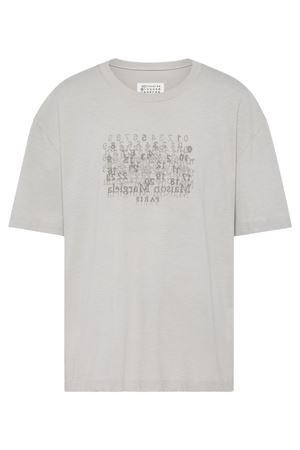 Grey cotton T-shirt MAISON MARGIELA | S50GC0730M20164857